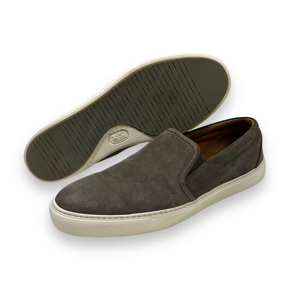 Untuckit Gray Suede‎ Slip-On Sneakers Mens 12